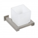 Bekerhouder Plieger Cube Matglas Inox